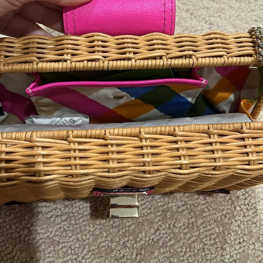 NEW Kate Spade Wicker Bag - Picture 5 of 7